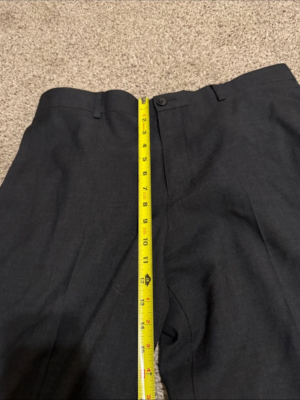 L.L. Bean Men’s Classic Fit Black Dress Pants size 35x30 - 100% Wool